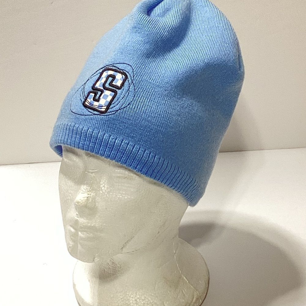 Salomon Blue Beanie Hat with Embroidered Logo